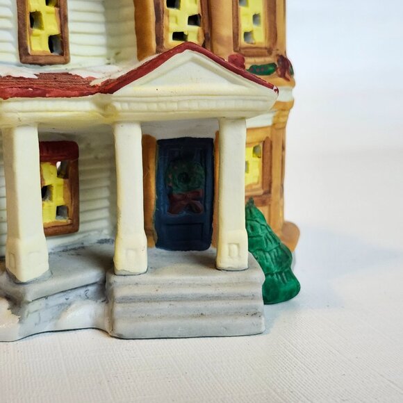 VINTAGE NOMA Dickensville Porcelain Lighted House BNIP W/ CORD Christmas Village - Picture 3 of 8